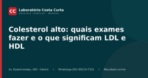 Colesterol alto: quais exames fazer e o que significam LDL e HDL