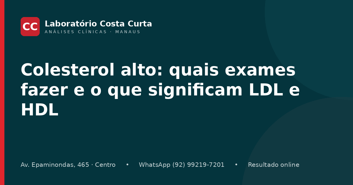 Colesterol alto: quais exames fazer e o que significam LDL e HDL